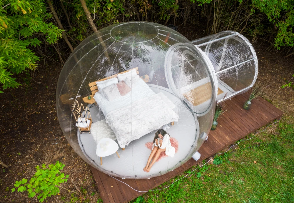 the bubble tent