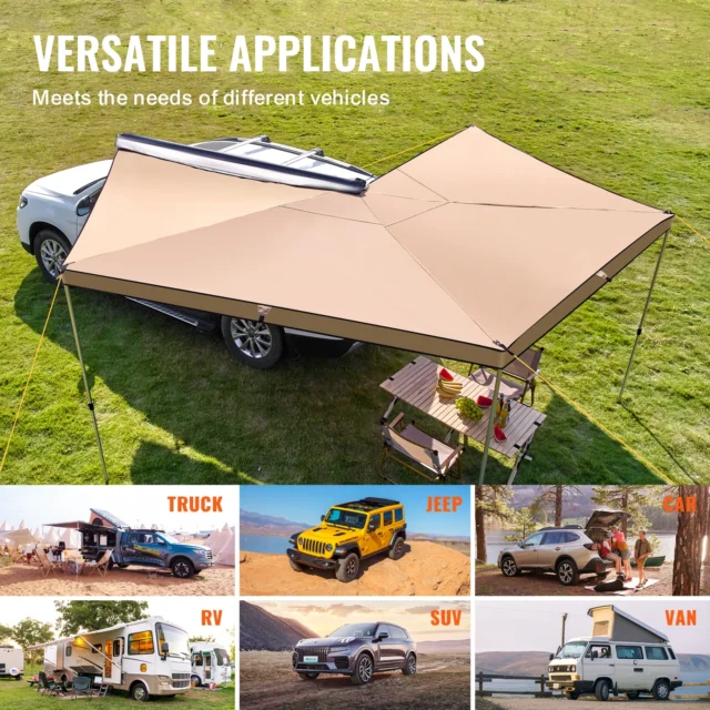 Retractable Car Awning Waterproof Shelter